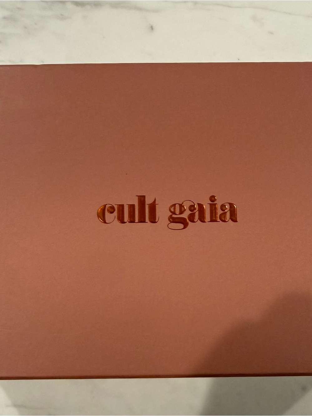 cult gaia Eos Box Clutch Pearl-Trimmed Iridescent Clutch - Picture 4 of 5